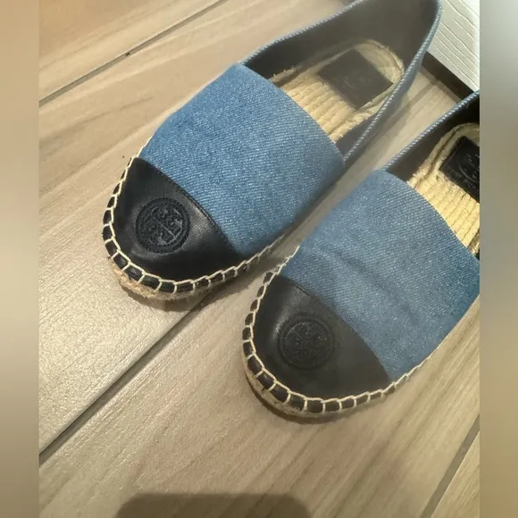 Womens sz 6.5 Tory Burch espadrilles