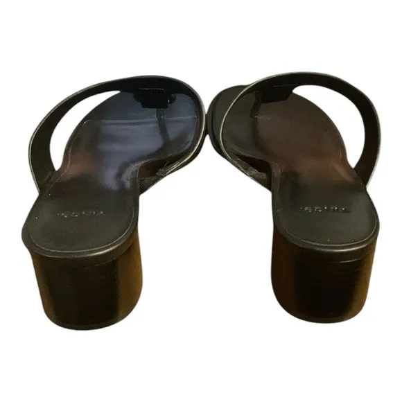 Women’s Vince Aubrey Leather Thong Sandals, size 8