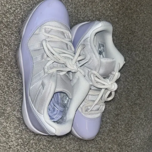Women’s White and Purple Sneakers