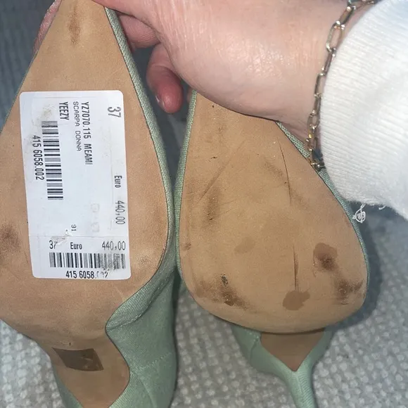 Yeezy/Season 8 boots in mint green canvas size-7 (37) women’s