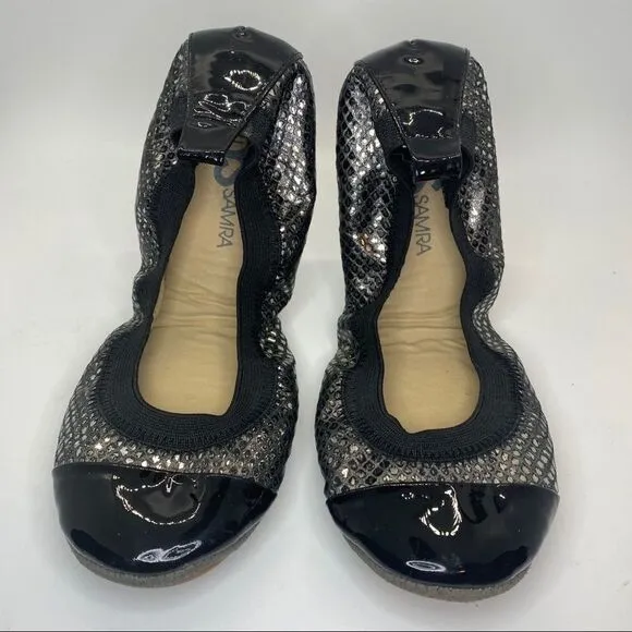 Yosi Samara Yosi Samantha Cap Toe Snake Flats