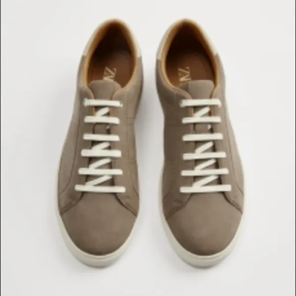 Zara Men’s Brown Sneakers Shoes