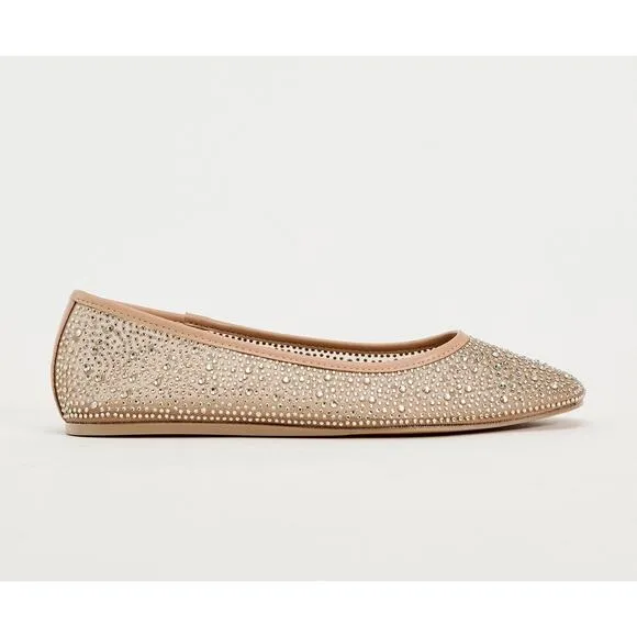 ZARA Mesh Ballet Flats NWT