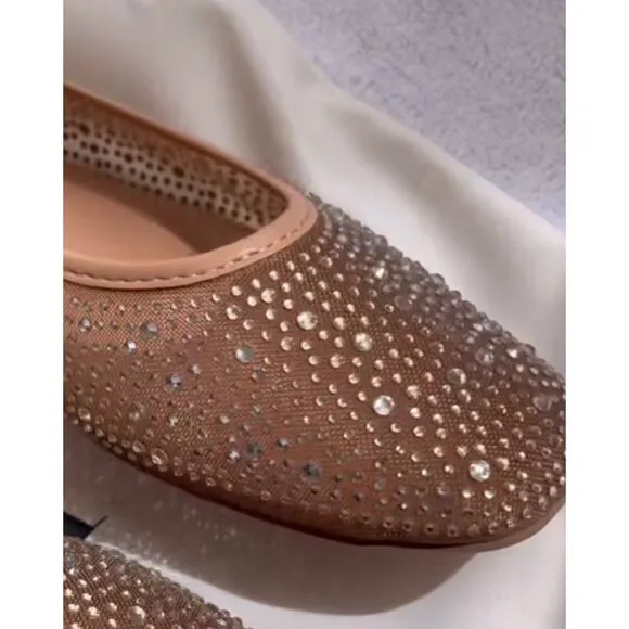 ZARA Mesh Ballet Flats NWT