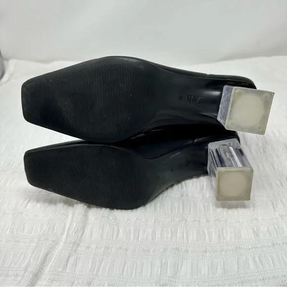 Zara Sleek Midi Calf Boots- Size 8
