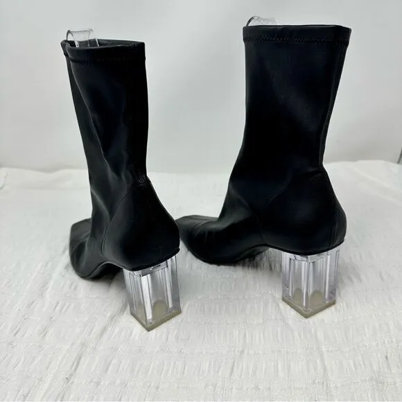 Zara Sleek Midi Calf Boots- Size 8