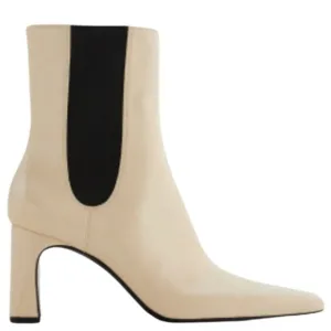 ✨ZARA✨Mid Calf Patent Leather Heel Boots