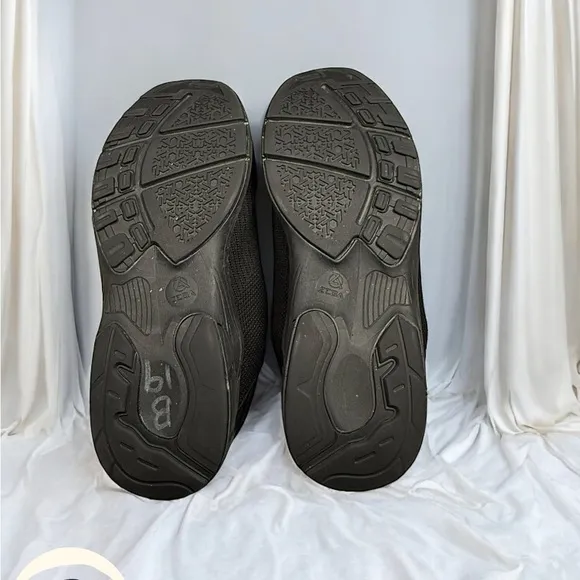 Zeba Hands-Free Slip-On Sneakers Men’s 10.5 Black Mesh Comfort Walking Shoes