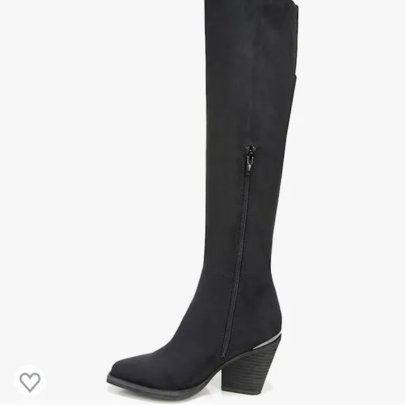 Zodiac Ronson Suede Over the Knee Wide Calf Boots 7 NEW